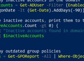 Powershell Active Directory Vulnerability Script